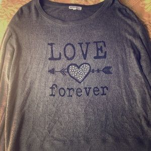 “Love Forever” long sleeve women’s shirt
